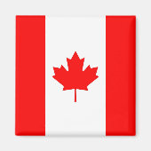 Magneet met vlag van Canada (Voorkant)