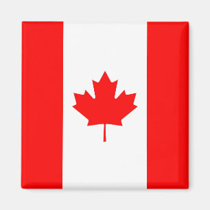 Magneet met vlag van Canada