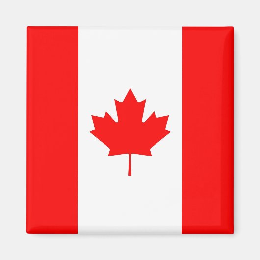 Magneet met vlag van Canada (Voorkant)