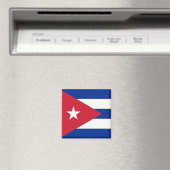 Magneet met vlag van Cuba (Insitu (Vaatwasser))