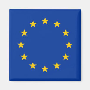 Magneet met vlag van de Europese Unie