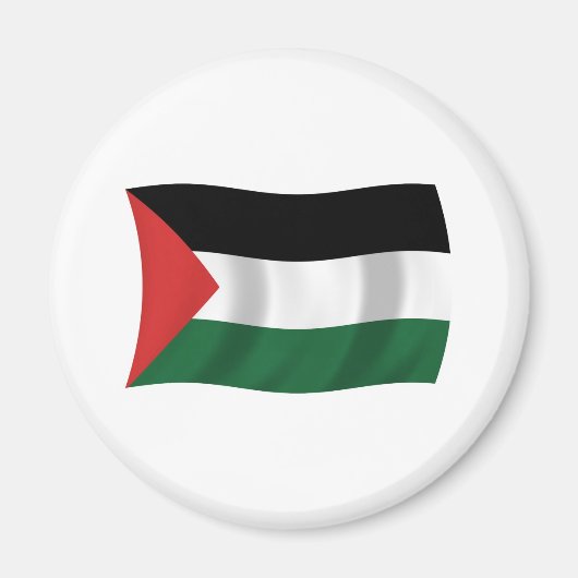Magneet met vlag van de Palestijnse Autoriteit (Voorkant)