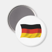 Magneet met vlag van Duitsland (Voorkant / Achterkant)