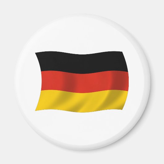 Magneet met vlag van Duitsland (Voorkant)