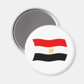 Magneet met vlag van Egypte (Voorkant / Achterkant)