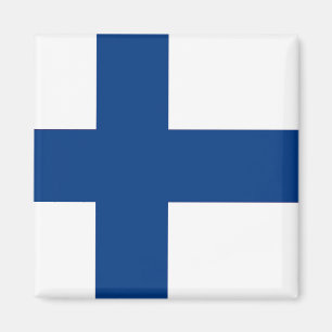 Magneet met vlag van Finland