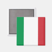 Magneet met vlag van Italië (Voorkant / Achterkant)