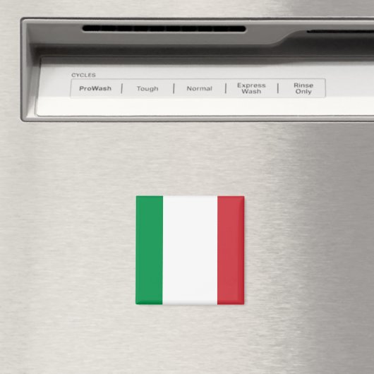 Magneet met vlag van Italië (Insitu (Vaatwasser))