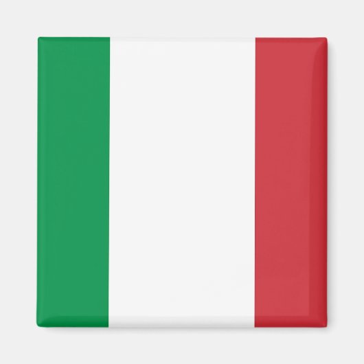 Magneet met vlag van Italië (Voorkant)