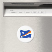 Magneet met vlag van Marshalleilanden (Insitu (Vaatwasser))