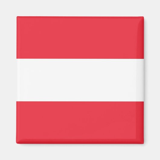 Magneet met vlag van Oostenrijk (Voorkant)