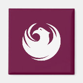 Magneet met vlag van Phoenix City, Arizona (Voorkant)