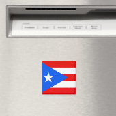 Magneet met vlag van Puerto Rico - Verenigde State (Insitu (Vaatwasser))