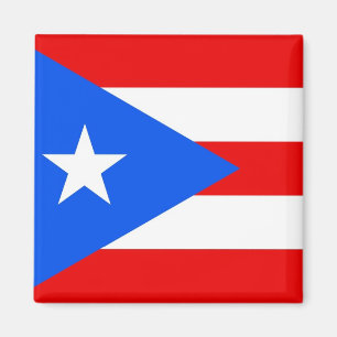 Magneet met vlag van Puerto Rico - Verenigde State