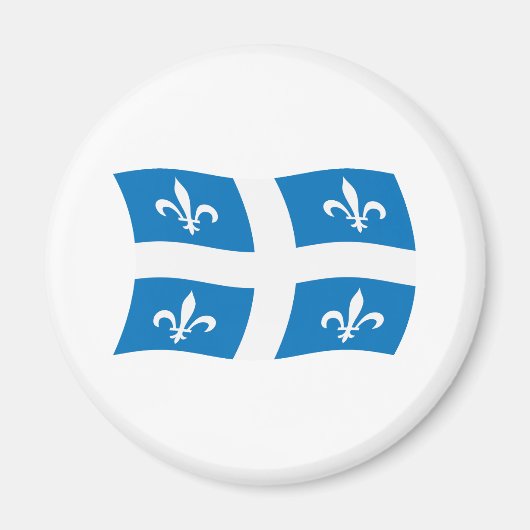 Magneet met vlag van Quebec (Voorkant)