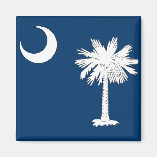 Magneet met vlag van South Carolina State - Vereni (Voorkant)