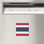 Magneet met vlag van Thailand (Insitu (Vaatwasser))
