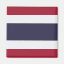 Magneet met vlag van Thailand
