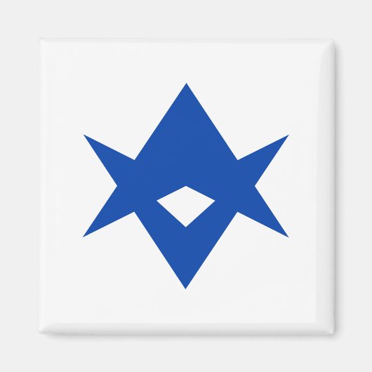 Magneet met vlag van Toyota City (Voorkant)