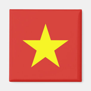 Magneet met Vlag van Vietnam