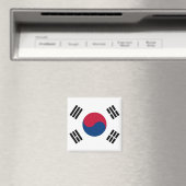 Magneet met vlag van Zuid-Korea (Insitu (Vaatwasser))