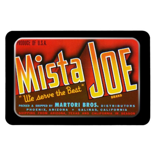 Magneet - MistaJoe, door GalleryGifts (Horizontaal)