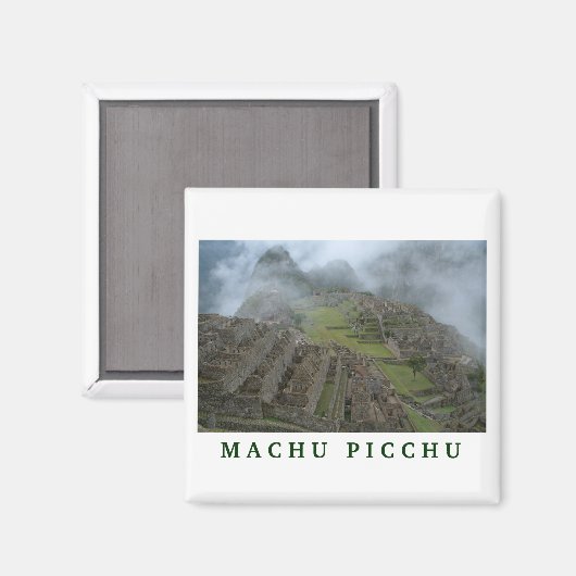 Magneet "Misty Machu Picchu" (Voorkant / Achterkant)