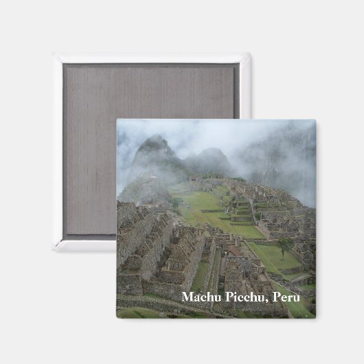 Magneet "Misty Machu Picchu" (Voorkant / Achterkant)
