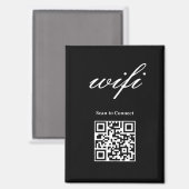 Magneet | Modern Wifi Qr Code (Voorkant / Achterkant)