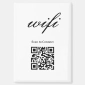 Magneet | Modern Wifi Qr Code (Voorkant)