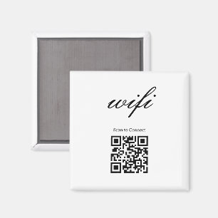 Magneet Modern Wifi Qr Code