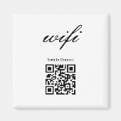 Magneet | Modern Wifi Qr Code (Voorkant)