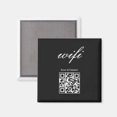 Magneet | Modern Wifi Qr Code (Voorkant / Achterkant)