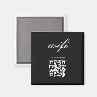 Magneet  | Modern Wifi Qr Code 