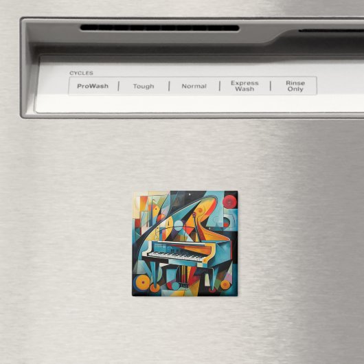 Magneet moderne piano schilderij (Insitu (Vaatwasser))