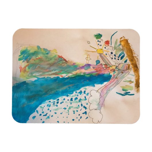 Magneet - Moeder God met het Universum (Horizontaal)