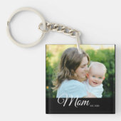 Magneet Moeder Opgericht Foto Moederdag Cadeau Sleutelhanger (Voorkant)