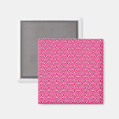 Magneet Naadloos retro patroon (Voorkant / Achterkant)