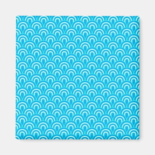 Magneet Naadloos retro patroon (Voorkant)