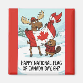Magneet Nationale Vlag van Canada Dag