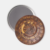 Magneet Native Amerikaans Kalender Symbool (Voorkant / Achterkant)
