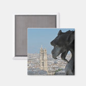 Magneet: Notre-Dame de Paris - Gargoyle Magneet (Voorkant / Achterkant)