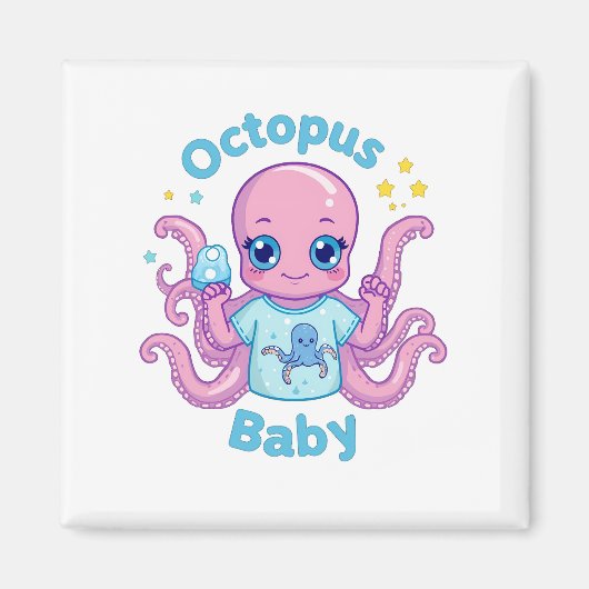 Magneet Octopus Baby (Voorkant)
