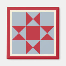 Magneet - Ohio Star Quilt Square