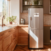 Magneet om datum te reserveren, Foto Moderne datum Magnetische Uitnodiging