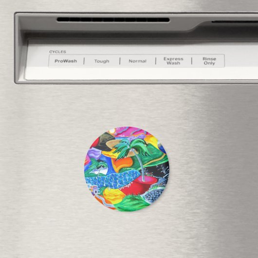 Magneet - Ontspan op Caribische vakantie (Insitu (Vaatwasser))