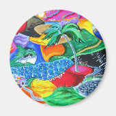 Magneet - Ontspan op Caribische vakantie (Voorkant)