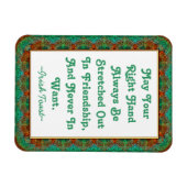 Magneet  Oud Iers Toast Faux-Tated lijst (Horizontaal)