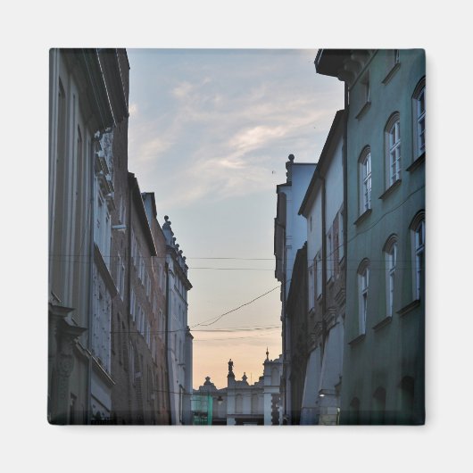 Magneet: oude binnenstad van Krakau Magneet (Voorkant)