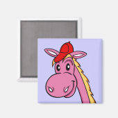 Magneet "Paard" cartoon (Voorkant / Achterkant)